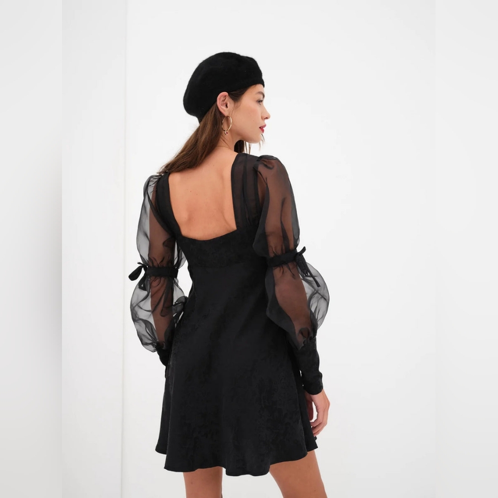 SLEEVE MINI DRESS - FOR LOVE & LEMON - Picture 6 of 11